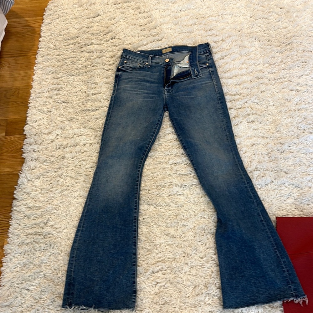 Mother Jeans The Weekend Fray size 30